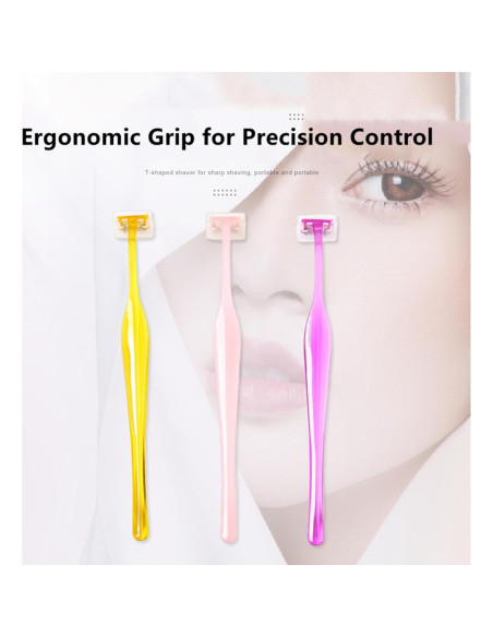 Juego de Mini Cuchillas de Cejas EupHHonycs 6 Piezas Multicolor