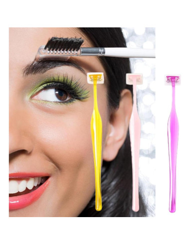 Juego de Mini Cuchillas de Cejas EupHHonycs 6 Piezas Multicolor