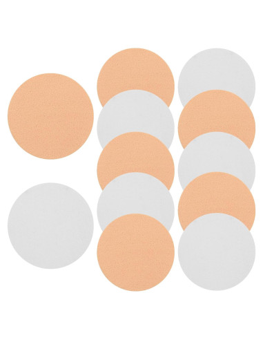 12 Esponjas de Maquillaje Redondas Ymapinc - Uso Húmedo y Seco