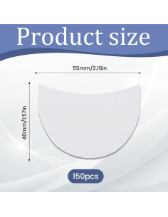 Escudos de Sombra de Ojos Larrel 150 Piezas Sin Pelusa 2