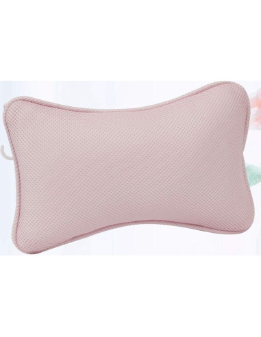 Almohada de Baño Milisten Rosa con Ventosas - Soporte para Cuello