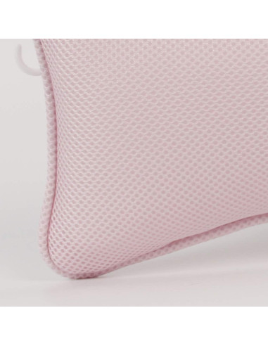 Almohada de Baño Milisten Rosa con Ventosas - Soporte para Cuello