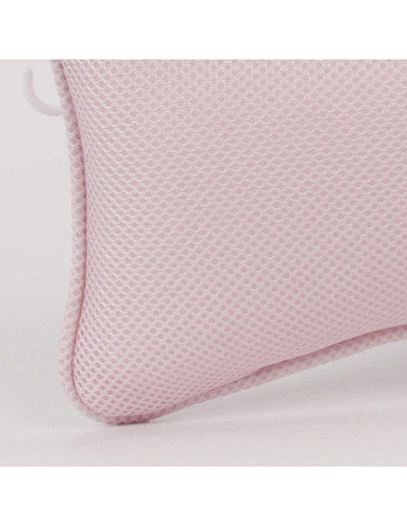 Almohada de Baño Milisten Rosa con Ventosas - Soporte para Cuello
