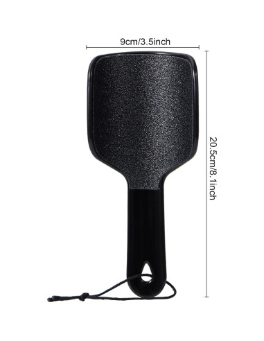 Lima de Pie Curvada Beomeen Doble Cara 2 Piezas Negro