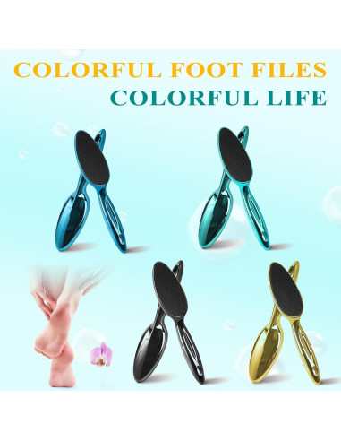 Lima de Pie de Vidrio HovuuTuig Exfoliador de Pies Verde