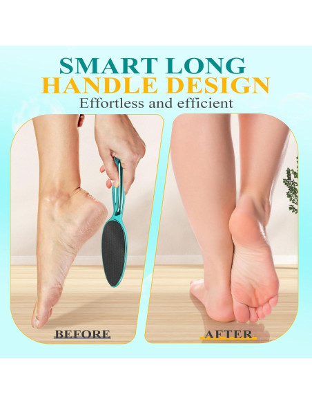 Lima de Pie de Vidrio HovuuTuig Exfoliador de Pies Verde