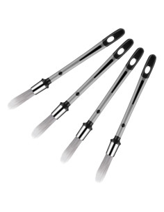 Juego de 4 Pinceles de Pintura Larrel para Detalles 0.94 cm