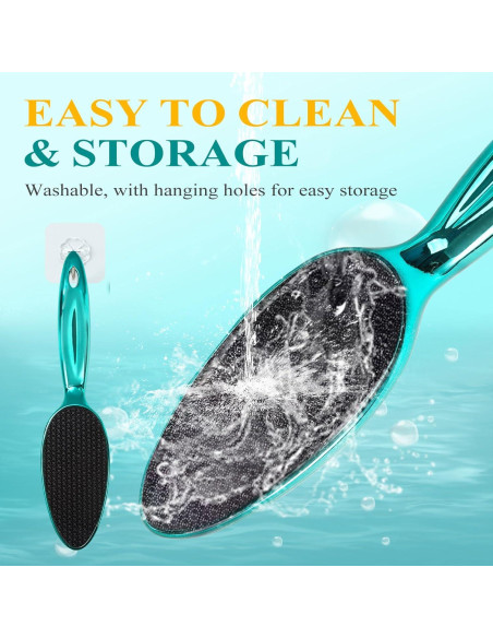 Lima de Pie de Vidrio HovuuTuig Exfoliador de Pies Verde