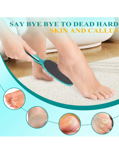 Lima de Pie de Vidrio HovuuTuig Exfoliador de Pies Verde