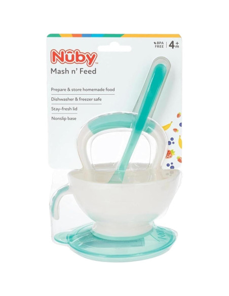 Sistema de Alimentación para Bebés Nuby Garden Fresh 4 Piezas