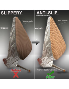 Protectores de Suela Antideslizantes Hockydis 9.9x17 cm - Paquete de 6 2