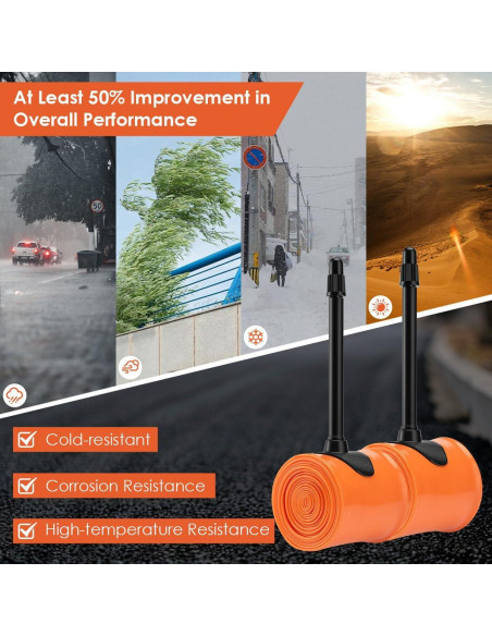 Tubo Interno TPU ACEROMT 700c x 18-32c con Válvula Presta 85mm