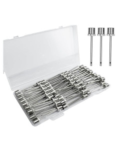 Agujas para Bomba de Balón Manesi - 100 Unidades Acero Inoxidable