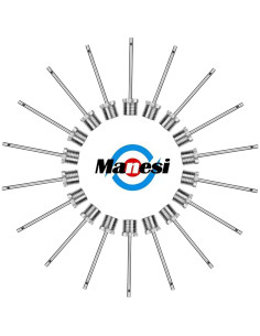 Agujas para Bomba de Balón Manesi - 100 Unidades Acero Inoxidable 2