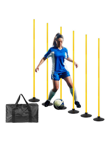 6 Postes de Agilidad Ajustables Nbguigdstr para Entrenamiento