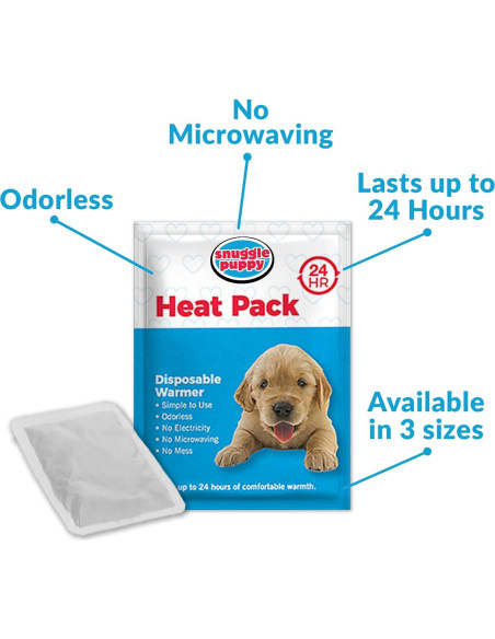 Paquete de 12 Calentadores de Manos Snuggle Puppy Naturales