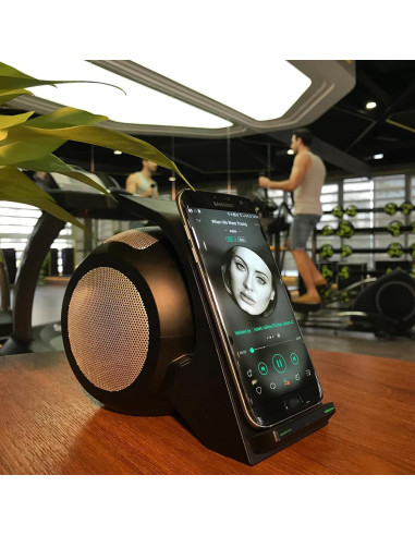 Altavoz Bluetooth CENSHI WN1 Cargador Inalámbrico 10W Negro