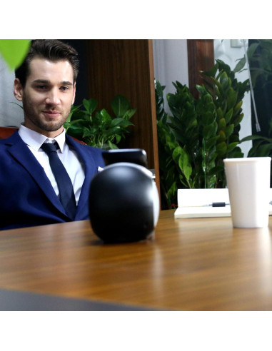 Altavoz Bluetooth CENSHI WN1 Cargador Inalámbrico 10W Negro