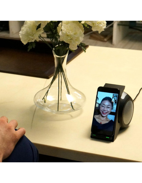 Altavoz Bluetooth CENSHI WN1 Cargador Inalámbrico 10W Negro