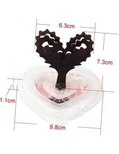 Kit de Crecimiento de Cristales en Forma de Corazón Vaguelly 2