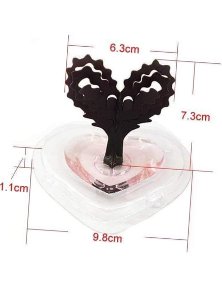 Kit de Crecimiento de Cristales en Forma de Corazón Vaguelly