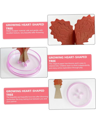 Kit de Crecimiento de Cristales en Forma de Corazón Vaguelly