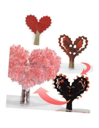 Kit de Crecimiento de Cristales en Forma de Corazón Vaguelly