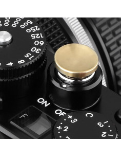 Botón de Liberación de Obturador Haoge 12mm Cobre para Fujifilm y Leica 2