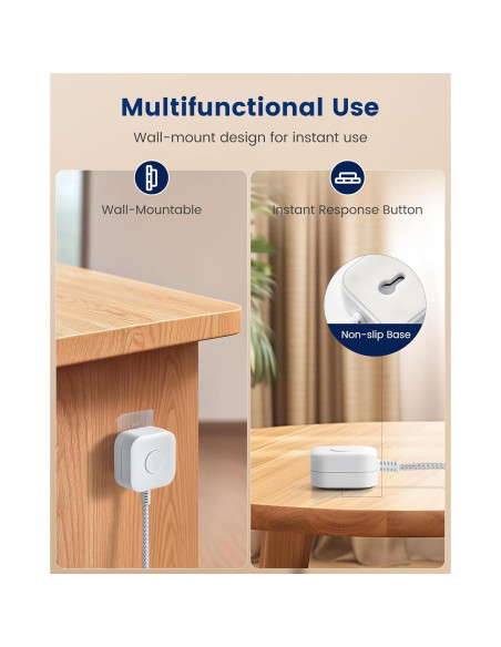 Cable de Extensión SURAIELEC 1.83m con Interruptor Blanco - Paquete de 2