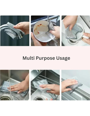 Combo de Limpieza CrafTreat - 2 Cepillos y 6 Paños Reutilizables