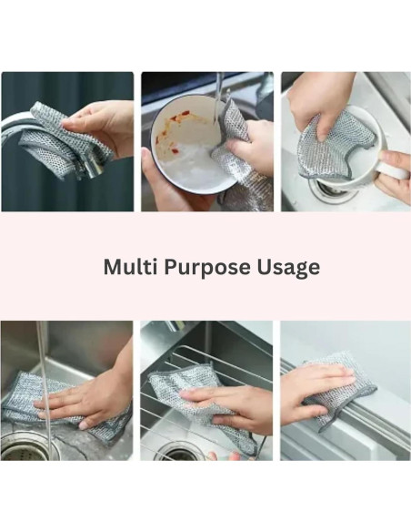 Combo de Limpieza CrafTreat - 2 Cepillos y 6 Paños Reutilizables