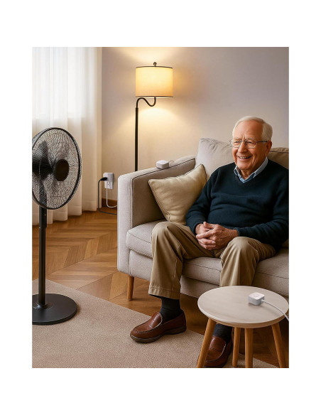 Cable de Extensión SURAIELEC 1.83m con Interruptor Blanco - Paquete de 2