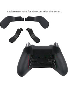 6 Palas de Metal y D-Pad para Controlador Xbox Elite 2 2