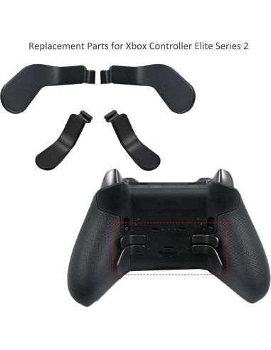 6 Palas de Metal y D-Pad para Controlador Xbox Elite 2