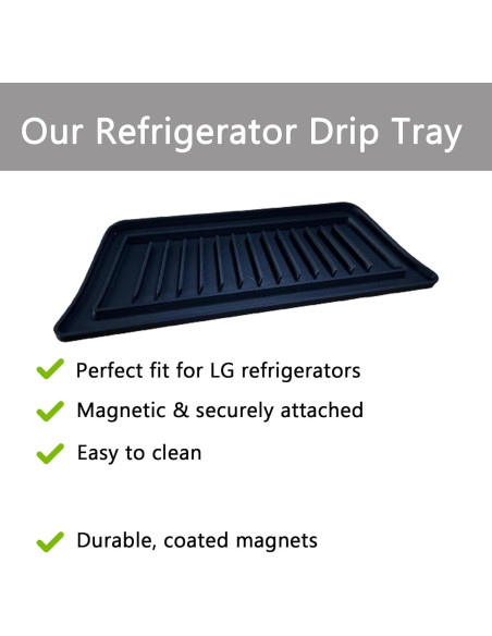 Bandejas de goteo para refrigeradores LG RDCT-LG1 25.4x8.1cm
