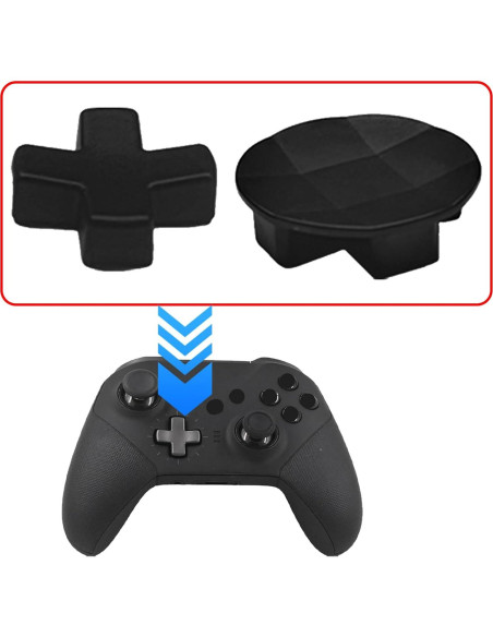 6 Palas de Metal y D-Pad para Controlador Xbox Elite 2