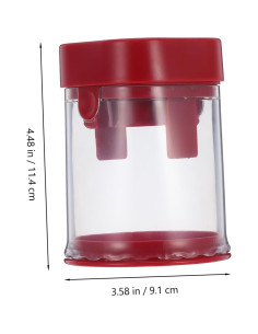 Cortador de Frutas y Verduras LIFKOME Acero Inoxidable 11.4cm 2