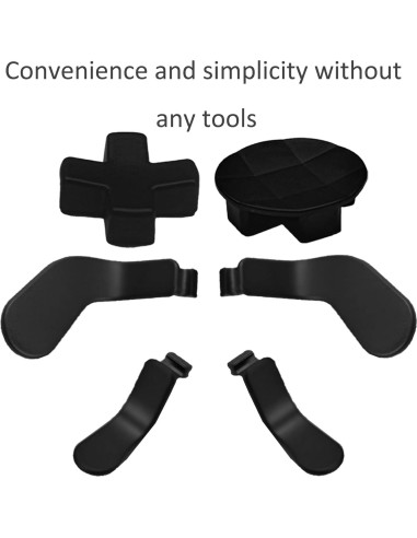 6 Palas de Metal y D-Pad para Controlador Xbox Elite 2