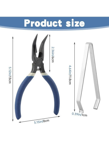 Kit de Pinzas y Alicates XuYelora para Espinas de Pescado