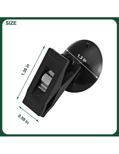 Juego de 4 Clips para Tickets de Parabrisas BCDHAMATE