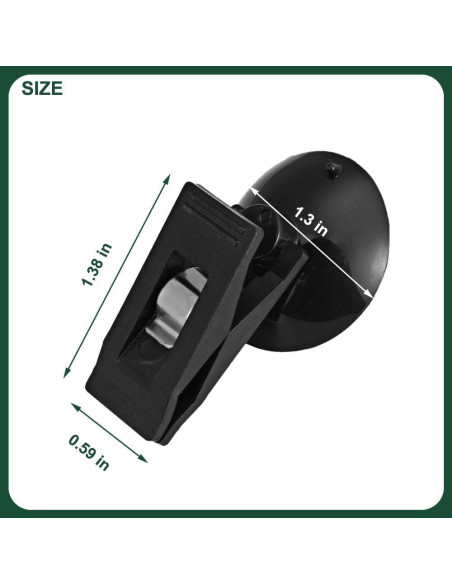 Juego de 4 Clips para Tickets de Parabrisas BCDHAMATE