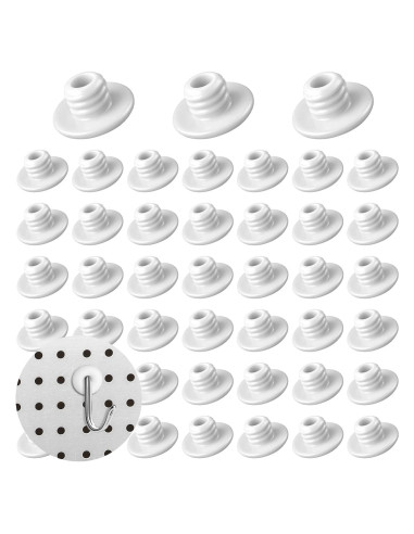 60 Tapones de Silicona para Tableros Perforados Gtziqa