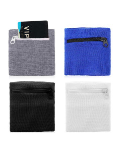 4 Carteras de Muñeca YQQYG con Cremallera para Deportes
