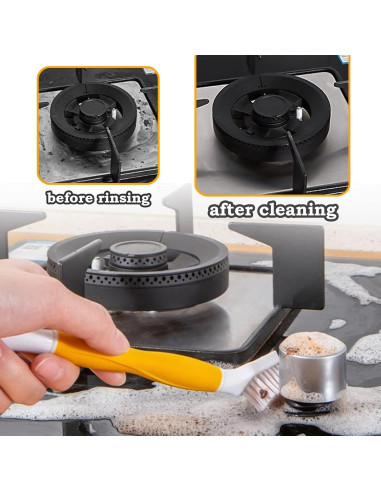 Juego de Cepillos de Limpieza Jipaziy 2 Piezas Multiusos