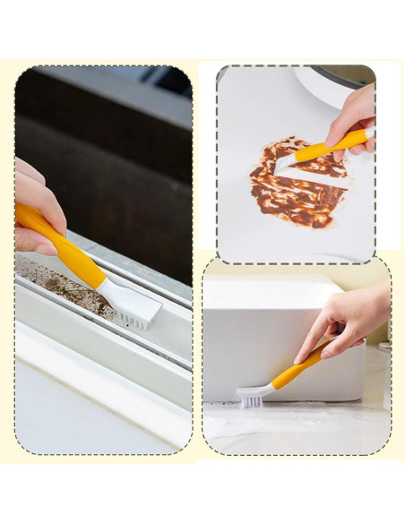 Juego de Cepillos de Limpieza Jipaziy 2 Piezas Multiusos