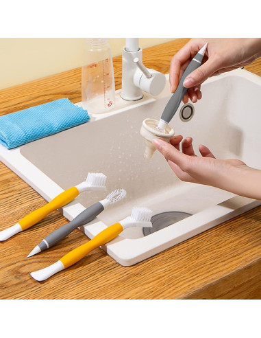 Juego de Cepillos de Limpieza Jipaziy 2 Piezas Multiusos