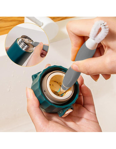 Juego de Cepillos de Limpieza Jipaziy 2 Piezas Multiusos