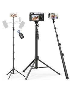 Trípode Flexible EMART 177.8 cm para Teléfono y Cámara