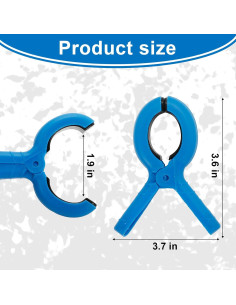 Paquete de 8 Clips Resistentes al Viento Evherv 13 cm Multiusos 2