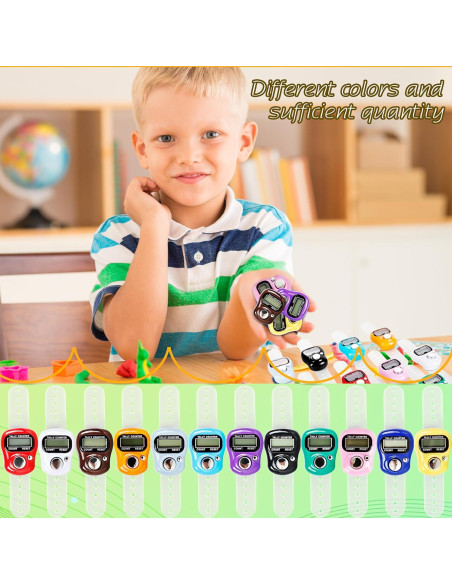 Contador de Mano Electrónico Norcoin 24 Piezas LCD 5 Dígitos